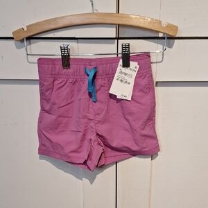 BP Kids Purple Shorts with Blue Drawstring